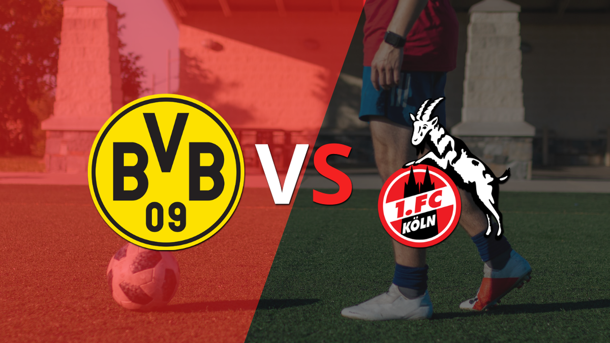 The match between Borussia Dortmund and Cologne begins