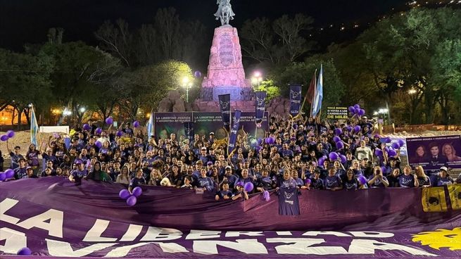 La capital salteña se convirtió en uno de los bastiones libertarios.