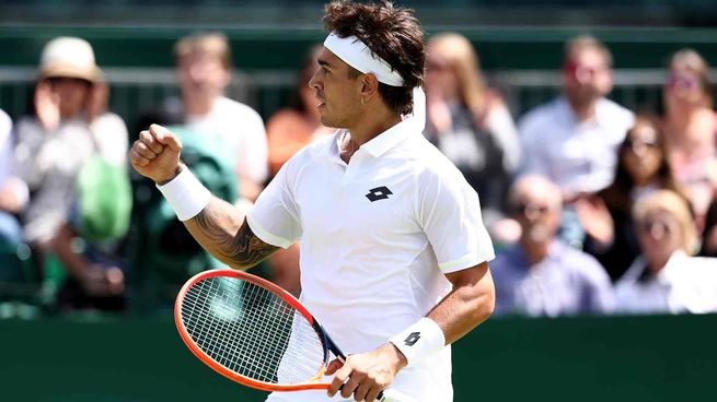 Comesaña es el último argentino en carrera en&nbsp;Wimbledon.