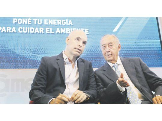 Acto. Horacio Rodríguez Larreta acompañó a Osvaldo Cornide.