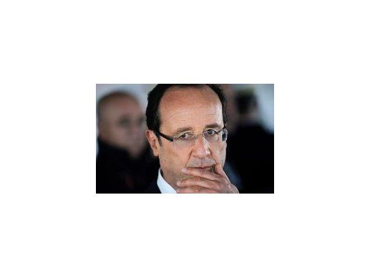 François Hollande, presidente de Francia.