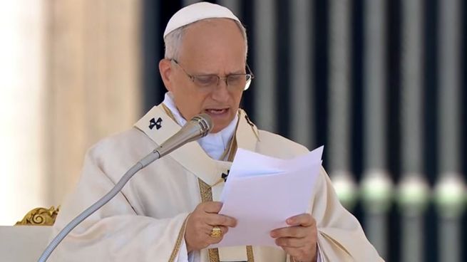 El mensaje de León XIV en la misa del Jubileo, en defensa del matrimonio entre el hombre y la mujer.