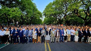 Los partidos políticos conmemoraron los 40 años del Río de Libertad.