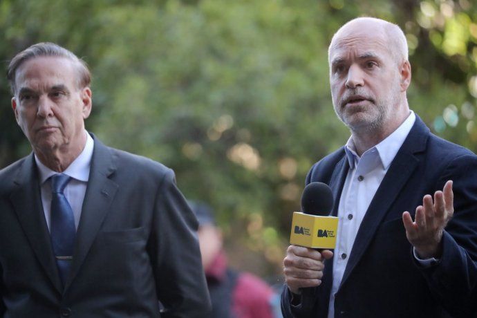 Miguel Ángel Pichetto y Horacio Rodríguez Larreta. Miguel Ángel Pichetto y Horacio Rodríguez Larreta.