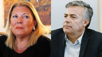 Elisa Carrió y Alfredo Cornejo