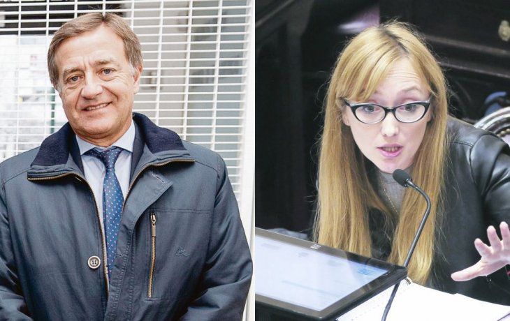 Rodolfo Suárez y&nbsp;Anabel Fernández Sagasti.