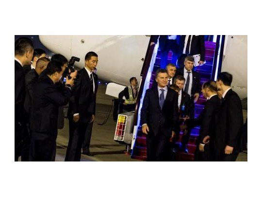 Macri llegó a Shanghái, último destino de su gira por China