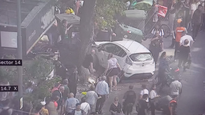 Un hombre atropelló a siete personas luego de perder el control de su vehículo