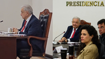 Polémica en las redes por supuesta dormida de AMLO en La Mañanera.