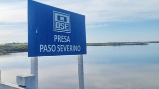 Los niveles de agua en Paso Severino tocaron mínimos históricos.