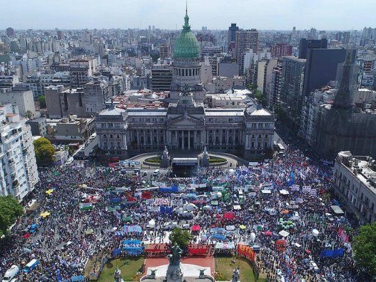Congreso de la Nación, escenario de la apertura de las sesiones ordinarias de este domingo 1 de marzo.