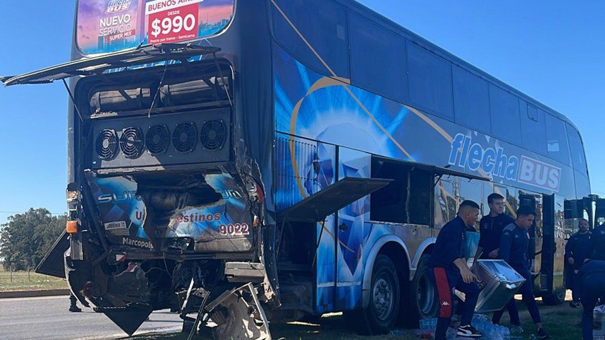 El plantel de Unión se accidentó camino a Córdoba