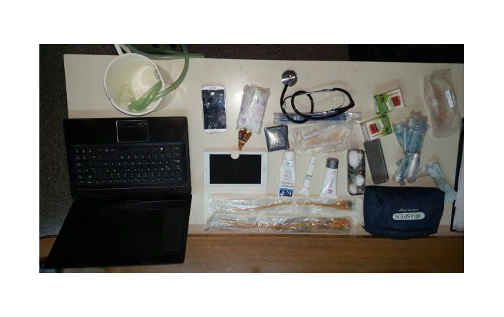 Elementos secuestrados durante la detención