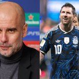 Guardiola se rindió a los pies de Messi y lo llenó de elogios tras su actuación ante Inglaterra.&nbsp;