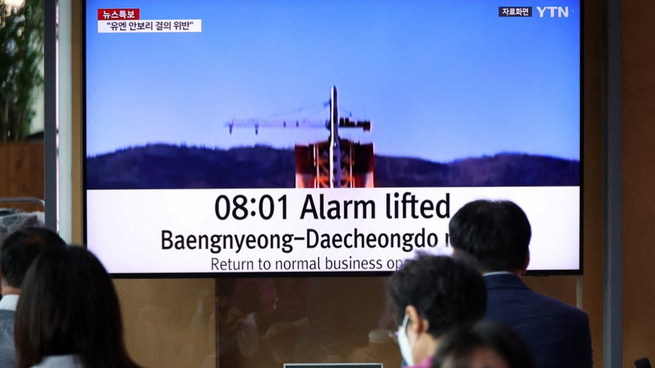 Las alarmas se encendieron brevemente en distintos puntos de Corea del Sur y Japón.&nbsp;
