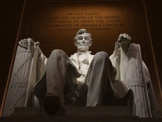 Monumento a Abraham Lincoln, en Washington D. C.
