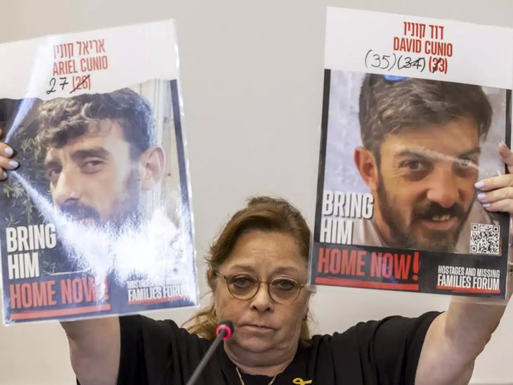 Los hermanos Cunio fueron separados de sus familias; solo las mujeres de sus hogares fueron liberadas.