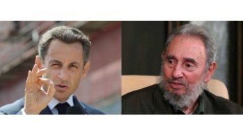 Nicolas Sarkozy - Fidel Castro.