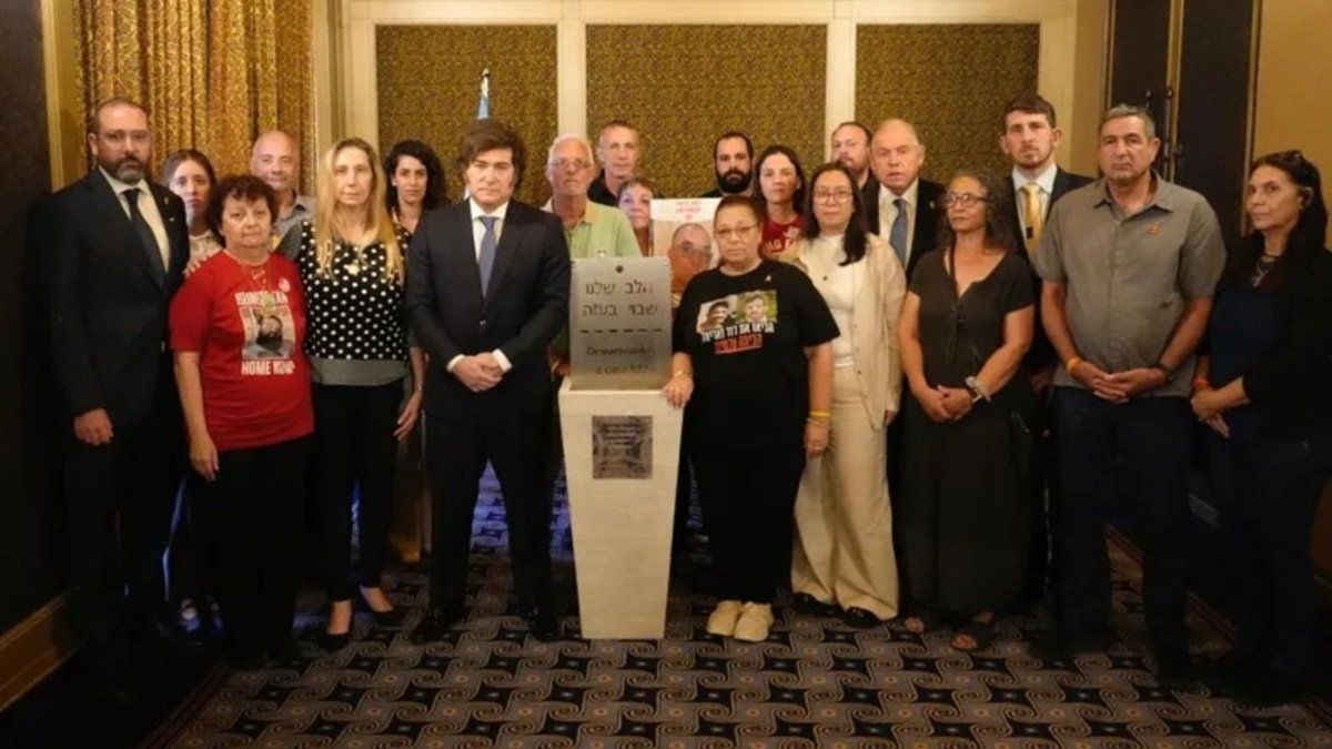 Milei en Israel: Emotivo encuentro y compromiso con la causa de los secuestrados