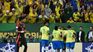 Brazil won and settled in the qualifiers.