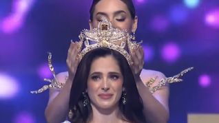 La emoción de la joven que se convirtió en Miss Universo México 2025. La emoción de la joven que se convirtió en Miss Universo México 2025.