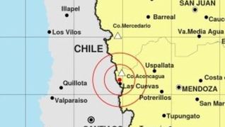 Sismo de 5,8 sacudió la provincia de Mendoza y llegó a Chile