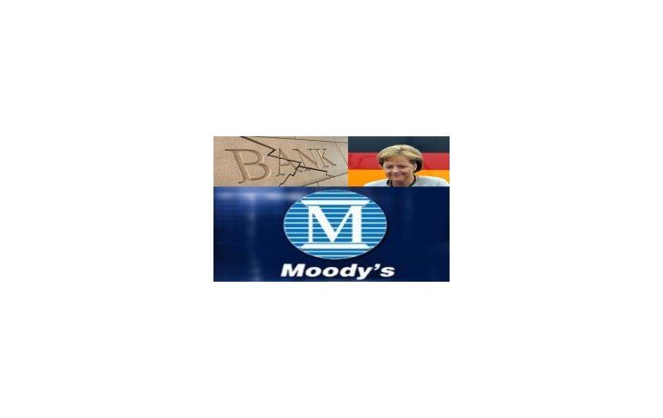 Moodys bajó la perspectiva de 17 bancos alemanes