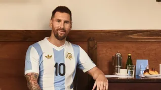 La nueva camiseta de Argentina en aniversario por la unión con Adidas. 