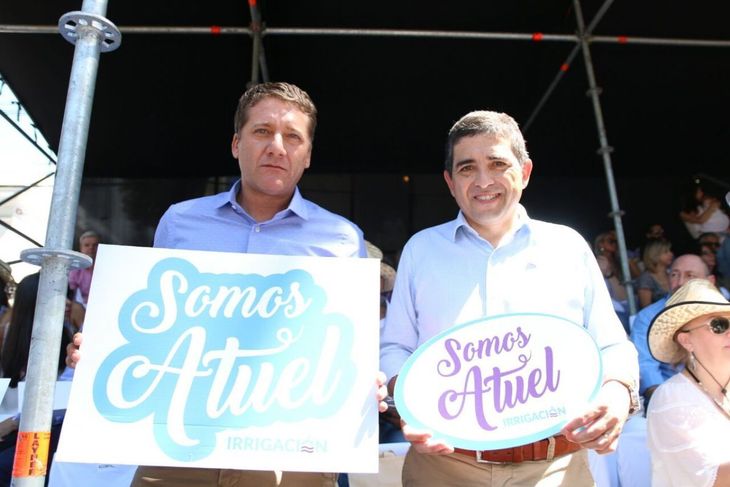 A la izquierda, Gustavo Villegas, consejero del Departamento General de Irrigación de Mendoza por el río Atuel. A la izquierda, Gustavo Villegas, consejero del Departamento General de Irrigación de Mendoza por el río Atuel.