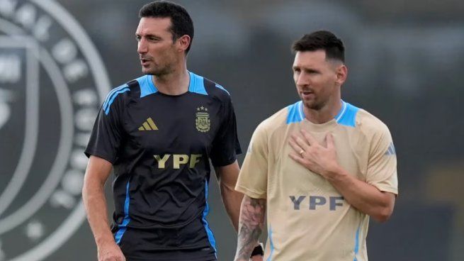 Scaloni evitó profundizar sobre el futuro de Messi.