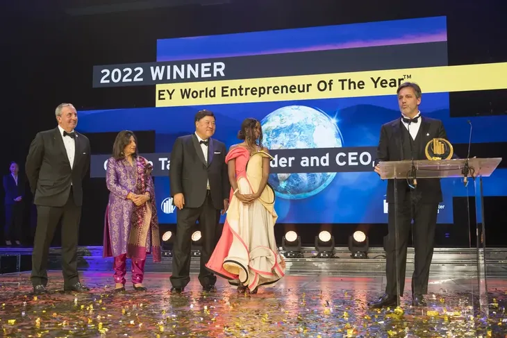 Por primera vez, un argentino es el ganador del mundial de emprendedores: “EY World Entrepreneur of the Year 2022”. El galardón fue para Gastón Taratuta, CEO de Aleph. 