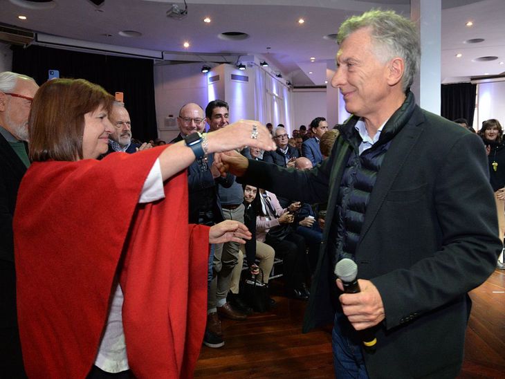 Patricia Bullrich y Mauricio Macri