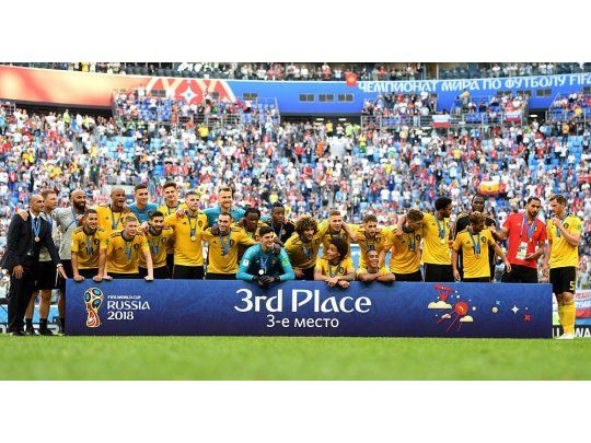 Bélgica celebra. El tercer puesto no es poco en un Mundial en el que los poderosos defraudaron (FIFA).