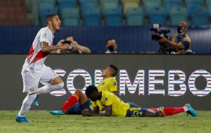 Perú le ganó a Colombia en la Copa América.