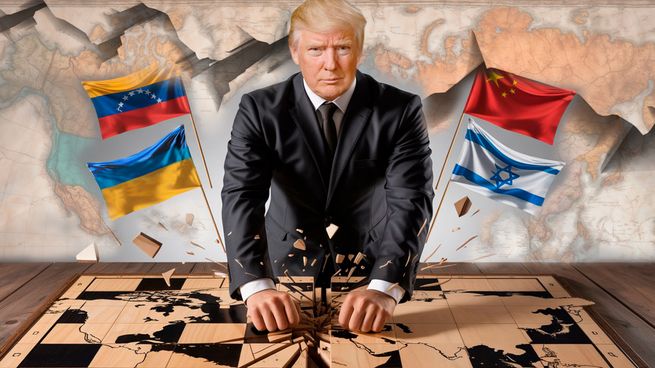 Donald Trump concluyó su primer año de gobierno cambiando el panorama internacional y dentro de EEUU.