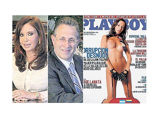 Cristina de Kirchner, Earl Anthony Wayne y María de Luján Telpuk.