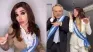 Fátima Florez imitó en varias ocasiones a la Vicepresidenta.  Fátima Florez imitó en varias ocasiones a la Vicepresidenta.