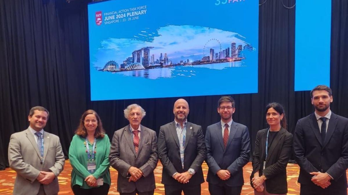 The Argentine delegation was present at the FATF plenary in Singapore