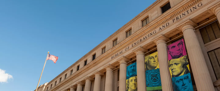 United States Bureau of Engraving and Printing.