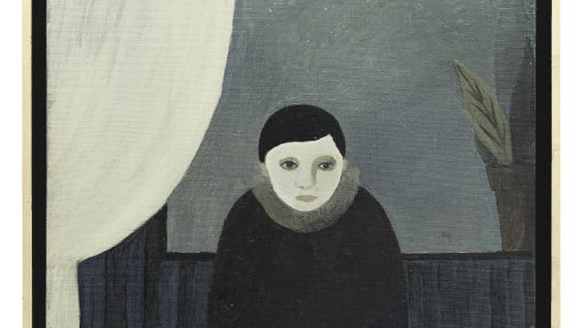 nora. Una de las mujeres solitarias pintadas por Emilia Gutiérrez.