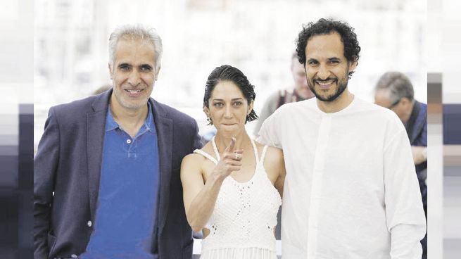 Holy spider. A la derecha, el director iraní naturalizado danés Alí Abbasi y la actriz Zahra Amir.