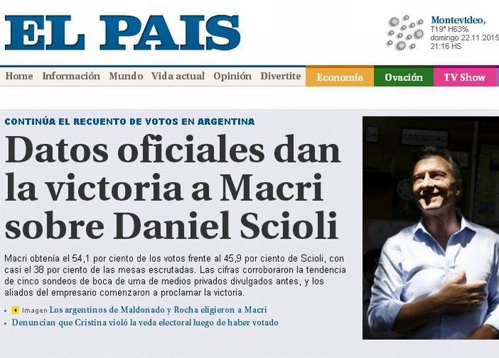 El País. Uruguay.