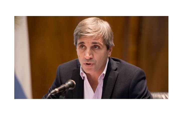 Secretario de Finanzas, Luis Caputo.