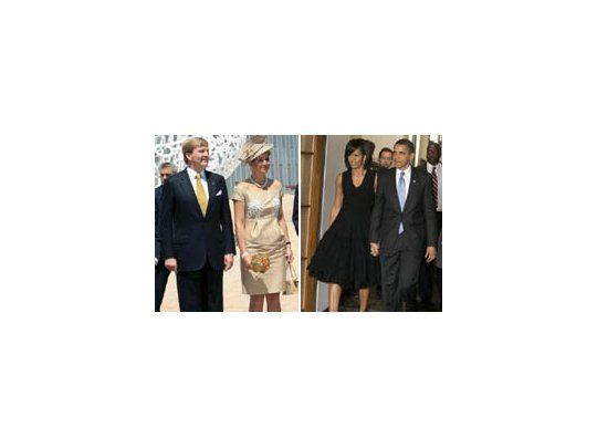 Los Obama junto a Máxima y Guillermo de Holanda