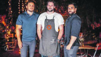 Martín Batata, Nicolás Colli y Lean Milan.&nbsp;