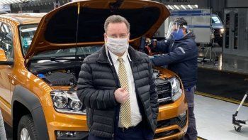 INVERSIÓN. El presidente de Volkswagen confirmó para 2021 el lanzamiento del nuevo modelo de producción nacional, conocido como proyecto Tarek.