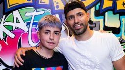 Like father. Like his father, Benjamín Agüero came out with everything to defend his godfather, Lionel Messi. Like father. Like his father, Benjamín Agüero came out with everything to defend his godfather, Lionel Messi.
