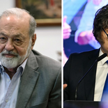 Carlos Slim Helú y Javier Milei tienen coincidencias en su visión del modelo laboral. Carlos Slim Helú y Javier Milei tienen coincidencias en su visión del modelo laboral.