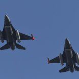 Presentaron los aviones F-16 en Buenos Aires. Presentaron los aviones F-16 en Buenos Aires.