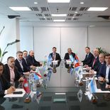 Los gobernadores norteños, reunidos con Diego Santilli en el CFI. Los gobernadores norteños, reunidos con Diego Santilli en el CFI.